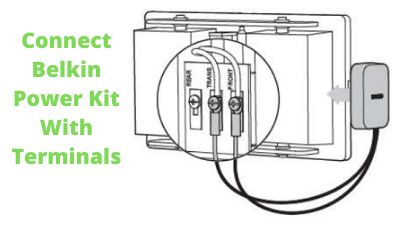 Connect Belkin Power Kit With Terminals