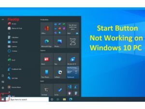 Read more about the article How To Fix Start Button Not Working In Windows 10 PC?